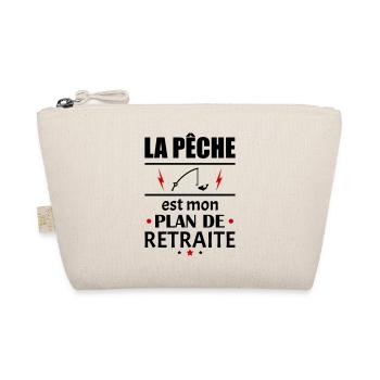 La pêche est mon plan de retraite, humour, noël - Trousse biologique - nature - Devant