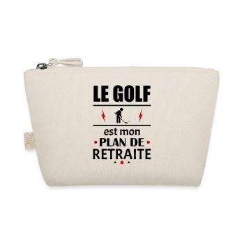 Le golf est mon plan de retraite, humour, noël - Trousse biologique - nature - Devant