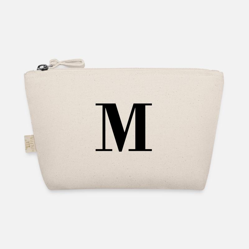 Letter M Bio-Täschchen