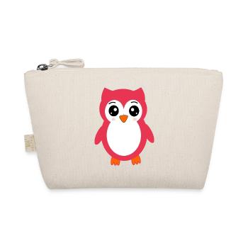 hibou rose rose rouge - Trousse biologique - nature - Devant