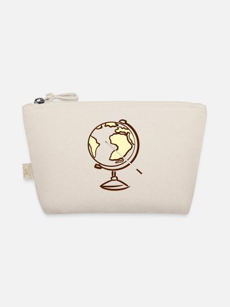 Globe. Geography. Teacher - Organic Pouch - nature - Front