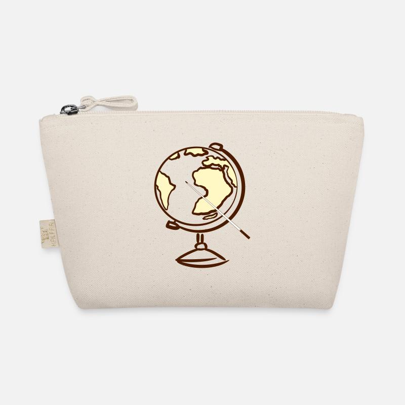Globe. Geography. Teacher Organic Pouch