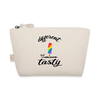 LGBT pride regenbogen gay-parade "tasty ice" - Bio-Täschchen - Natur - Vorne