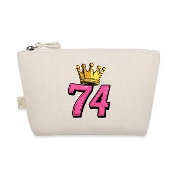74 Number Krone - Organic Pouch - nature - Front