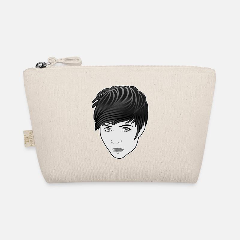 Comic-style Gothic Woman Organic Pouch
