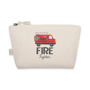 Firefighter Fire Truck Fire Brigade - Organic Pouch - nature - Front
