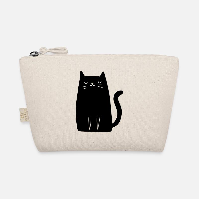 Katze Katzen Katzendame Katzenfreund Katzengesicht Bio-Täschchen