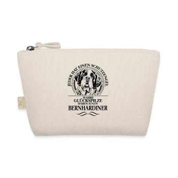 BERNHARDINER Schutzengel Hund Hunde WILSIGNS - Bio-Täschchen - Natur - Vorne