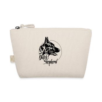 DUTCH SHEPHERD Dog Portrait IGP - Organic Pouch - nature - Front