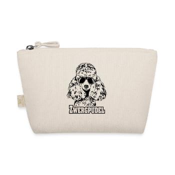 ZWERGPUDEL cool Sonnenbrille Hunde Hund - Bio-Täschchen - Natur - Vorne