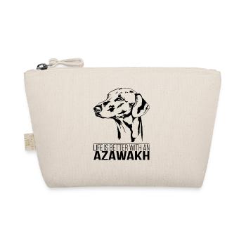 AZAWAKH la vie est meilleure chien en disant chien Wilsigns - Trousse biologique - nature - Devant