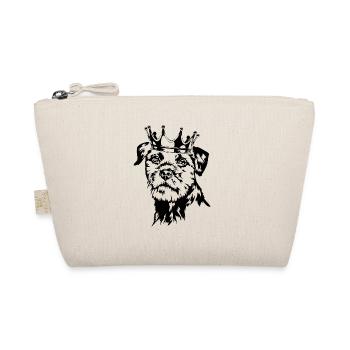 Border Terrier Crown Dogs Dog Wilsigns - Organic Pouch - nature - Front