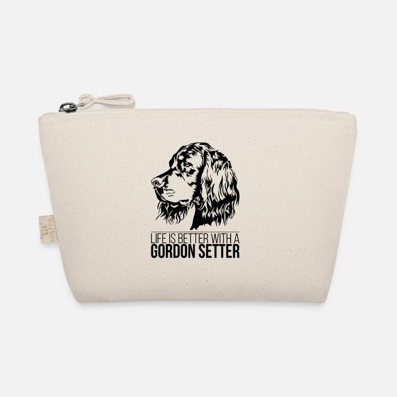 Gordon Setter life is better Dogs Dog Wilsigns Organic Pouch