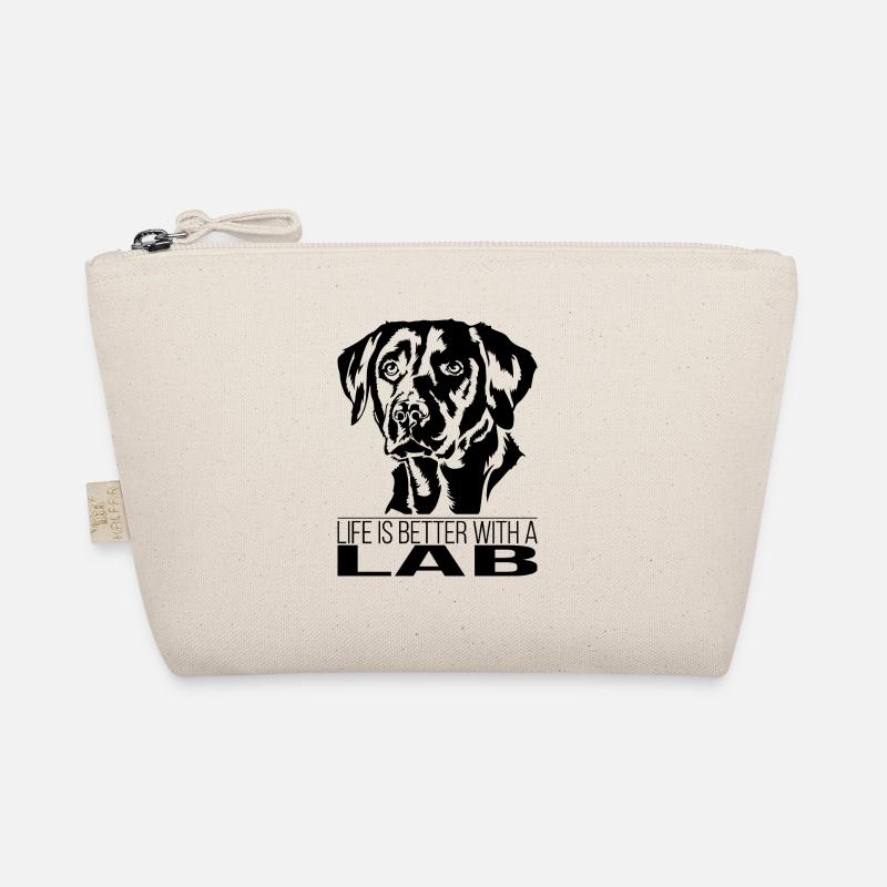 Lab life is better Labrador Labbi Hunde Wilsigns Bio-Täschchen
