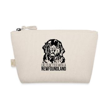 Newfoundland life is better Hund Wilsigns - Bio-Täschchen - Natur - Vorne