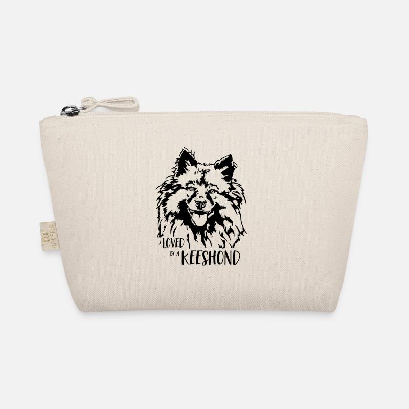 Loved by a Keeshound Hundespruch Hunde Wilsigns Bio-Täschchen