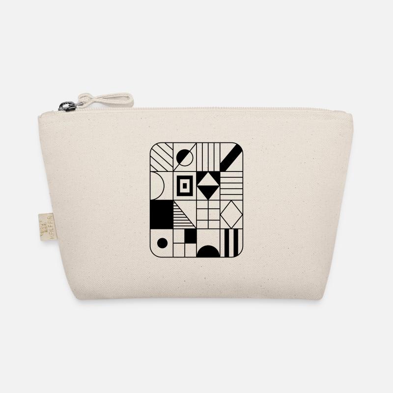 Abstract graphic pattern in raster / pattern Organic Pouch