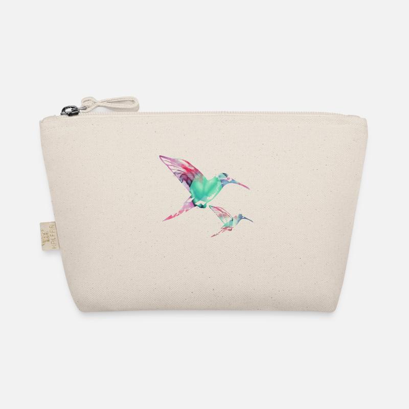 kolibri, graffiti ,malerei, blumen,vogel,malerei, Bio-Täschchen