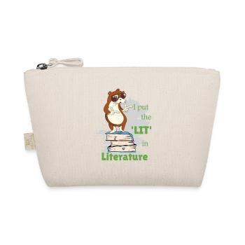 Lustige Sprüche Literatur Bücher Schreiben Otter - Bio-Täschchen - Natur - Vorne