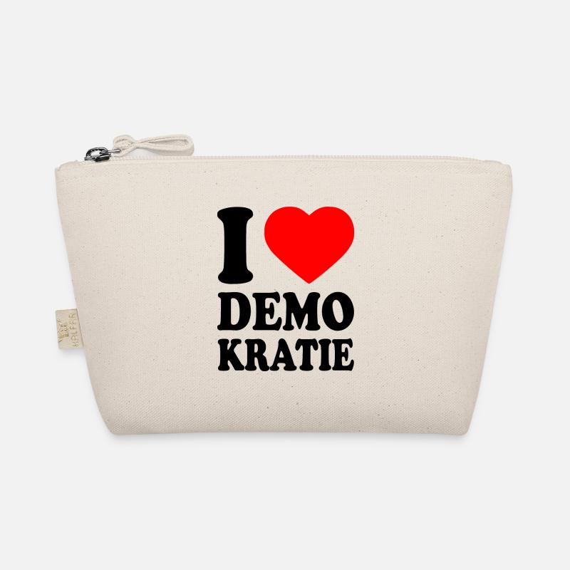 i love demokratie - Bio-Täschchen - Natur