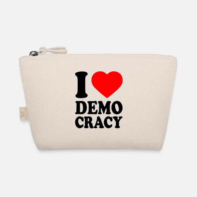 i love democracy Bio-Täschchen
