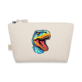 Funny Dino #tshirt - Organic Pouch - nature - Front