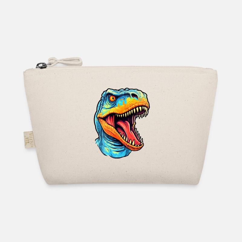 Lustige Dino-#tshirt - Bio-Täschchen - Natur