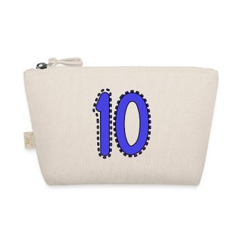 10. 10 YEARS. 10th ANNIVERSARY. 10 YEAR ANNIVERSARY. - Organic Pouch - nature - Front