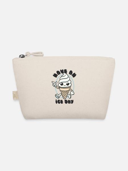 Have an Ice Day - Süßes Eiscreme Maskottchen - Bio-Täschchen - Natur