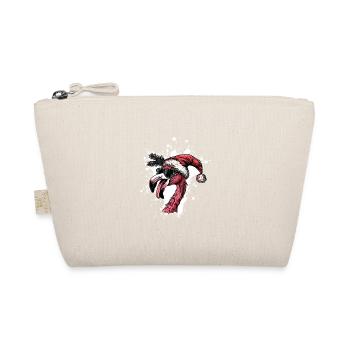 Flamingo Christmas Funny - Organic Pouch - nature - Front