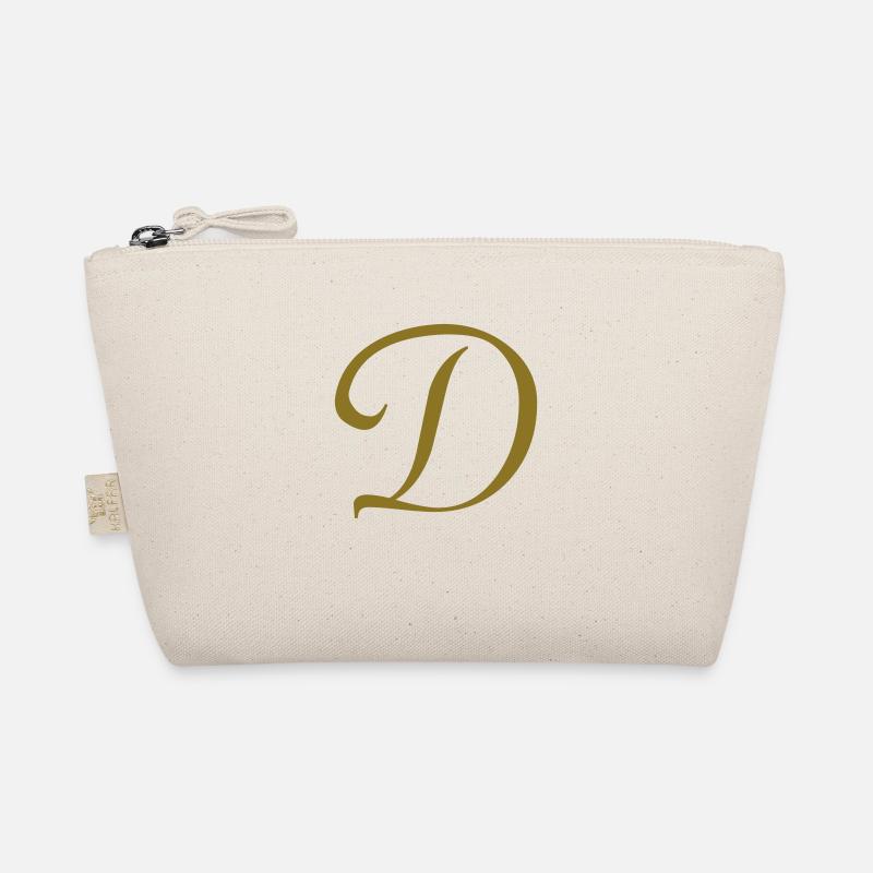 D - Letter Organic Pouch