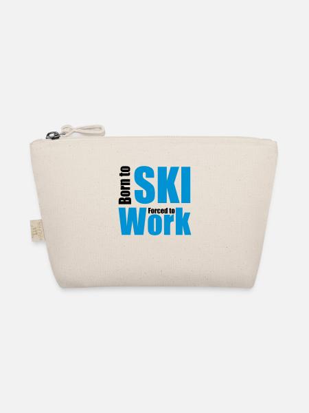 ski - Bio-Täschchen - Natur