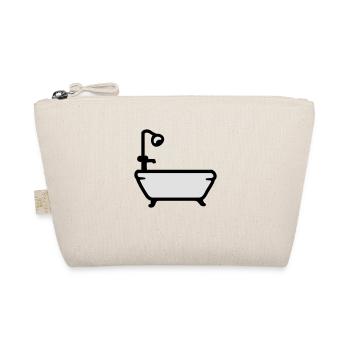Badewanne - Dusche - Bio-Täschchen - Natur - Vorne