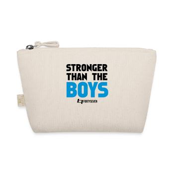 Stronger than the Boys - Bio-Täschchen - Natur - Vorne