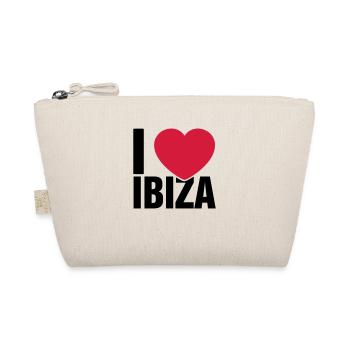 I love Ibiza - Organic Pouch - nature - Front