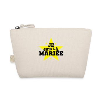 je suis la mariée - Trousse biologique - nature - Devant