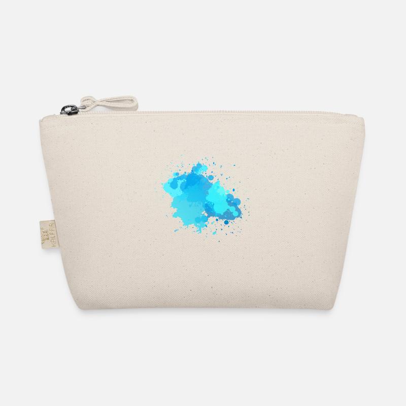 Watercolor Splash - Bio-Täschchen - Natur