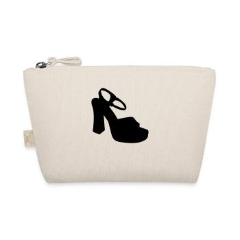 Vector highheels Silhouette - Organic Pouch - nature - Front