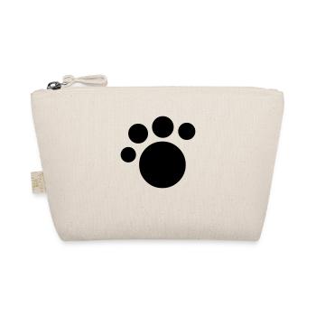 kids paw print - Organic Pouch - nature - Front