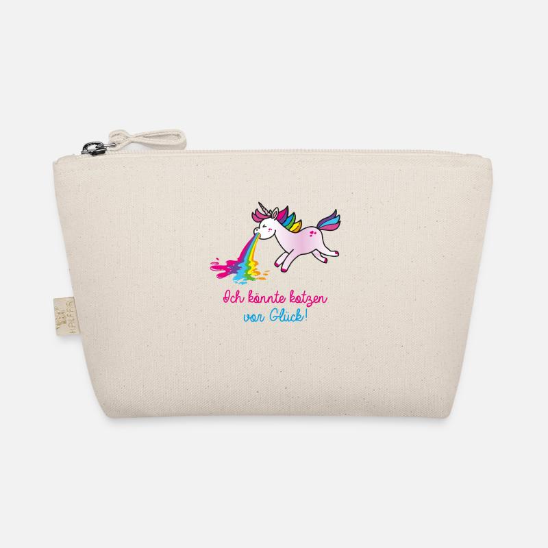 kotzen vor glück , einhorn, kotzendes einhorn, ein Bio-Täschchen