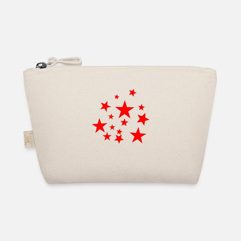 Red star, star, star, red, Organic Pouch