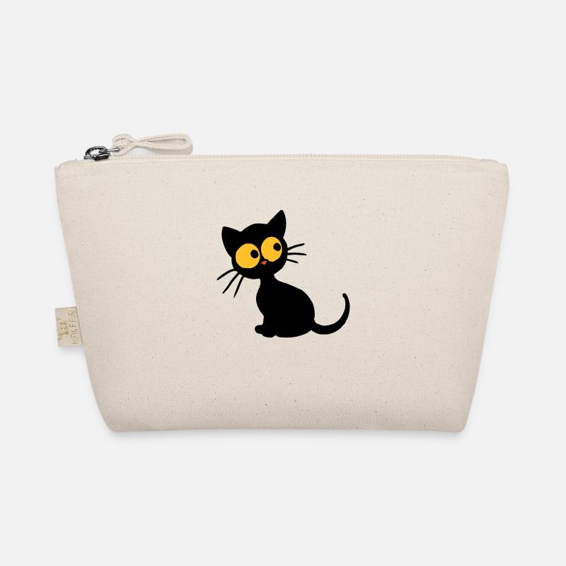 Schwarzes Kätzchen Bio-Täschchen