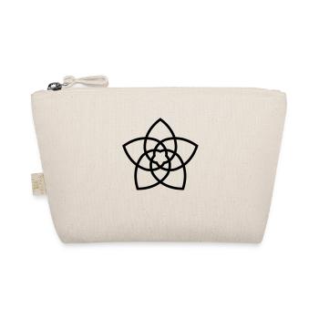venusblume__blume_der_liebe_5x5 - Bio-Täschchen - Natur - Vorne
