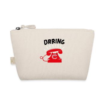 Téléphone vintage qui sonne - Trousse biologique - nature - Devant