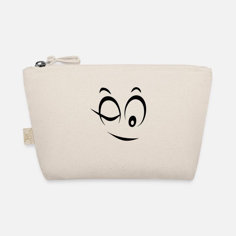 smiley wink oeil2 Organic Pouch