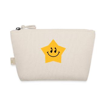 star_smiley_c2 - Bio-Täschchen - Natur - Vorne