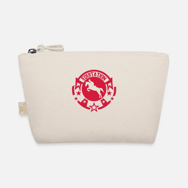 Horse riding buffer logo35 cavalier1 Organic Pouch