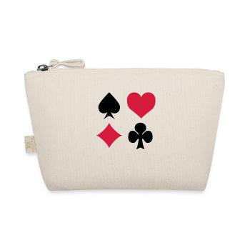 love_jeu_carte - Organic Pouch - nature - Front