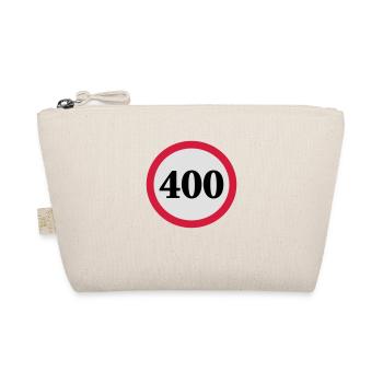 geschwindigkeitstafel_400 - Bio-Täschchen - Natur - Vorne