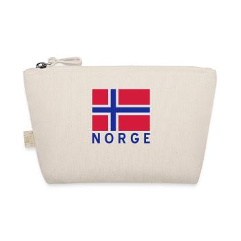 Norwegen-Flagge - Norwegische Flagge - Bio-Täschchen - Natur - Vorne